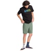 image:imageVolcom Mens Steppen Ew 17 Elastic Waist ShortLight Olive