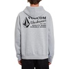 image:imageVolcom Mens Workwear Pullover Hoodie  Soft Brushed FleeceHeather Grey