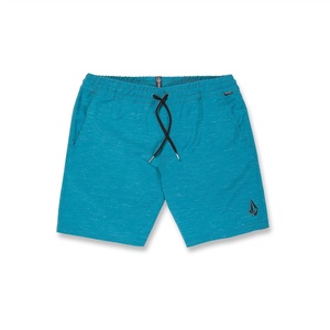 image:imageVolcom Mens Steppen Ew 17 Elastic Waist ShortOcean Teal