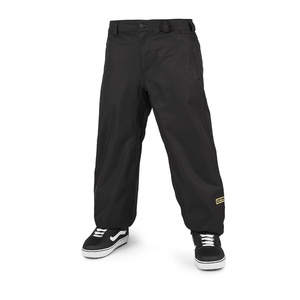 image:imageVolcom Mens Arthur Longo 20k Baggy Fit Snowboard Ski PantBlack S4
