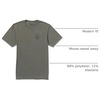 image:imageVolcom Mens Stone Tech Short Sleeve Quick Drying TeeCharcoal Heather Circle