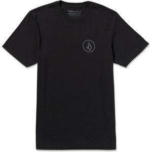 image:imageVolcom Mens Stone Tech Short Sleeve Quick Drying TeeBlack Circle