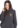 image:imageVolcom Womens Truly Stoked Ovesized Bf Hooded Fleece SweatshirtVintage Black