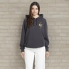 image:imageVolcom Womens Truly Stoked Ovesized Bf Hooded Fleece SweatshirtVintage Black