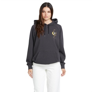 image:imageVolcom Womens Truly Stoked Ovesized Bf Hooded Fleece SweatshirtVintage Black