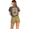 image:imageVolcom Womens Enternet Short Sleeve TeeBlack 423