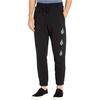 image:imageVolcom Mens Iconic Stone Elastic Waist Fleece Sweatpants  Soft Jogger Pants with Adjustable DrawcordBlkwht