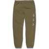 image:imageVolcom Mens Iconic Stone Elastic Waist Fleece Sweatpants  Soft Jogger Pants with Adjustable DrawcordOlive
