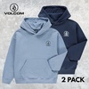 image:imageVolcom Boys Hoodies 2Pack Sweatshirts Fleece Fall Boys Pullover HoodieBlue Slate