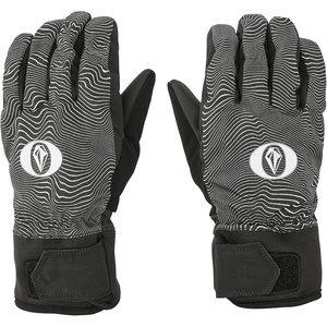 image:imageVolcom Mens Crail Pipe Park Lightweight Snowboard GloveBlack Print S5